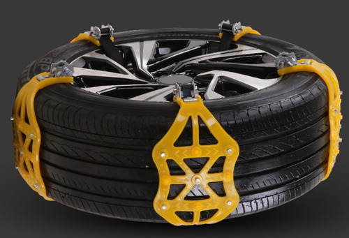 6pcs Cadenas Para Nieve Auto Suv Medidas Ajustables