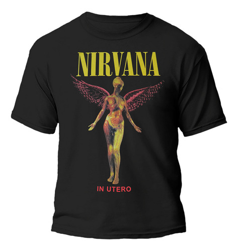 Remera Nirvana In Utero Diseño 100% Algodón