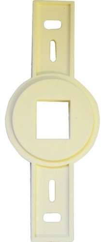 Suporte P/ Keystone (rj 45 E Rj 12) Redondo Branco