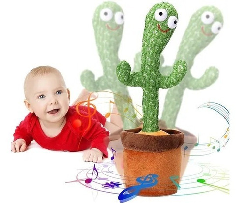  Cactus Parlante Bailarin Juguete Didáctico Bebe Niños Peluc
