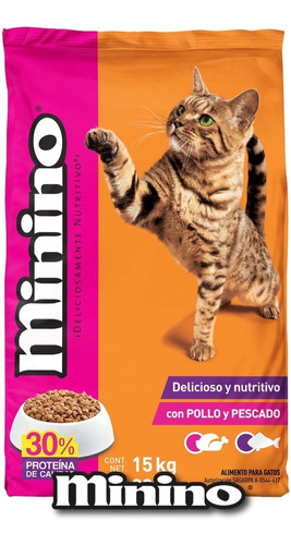 Alimento Para Gato Minino 15 Kg
