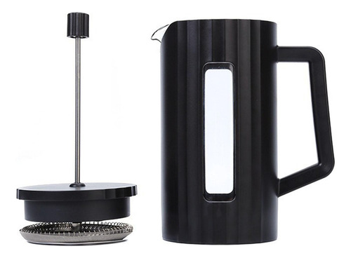 Cafetera De Presión Francesa, Émbolo De Negro 1000ml