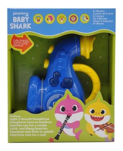 Instrumentos Musicales De Juguete Baby Shark Luces Y Sonidos