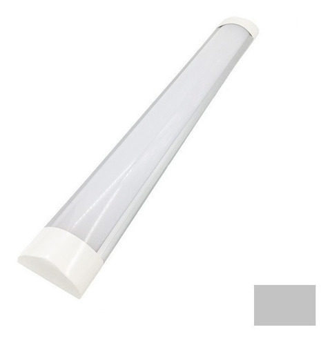 Lampada Led Slim Tubular 120cm C/ Base Neutro 4000k 36w Cor da luz Branco-neutro 110V/220V