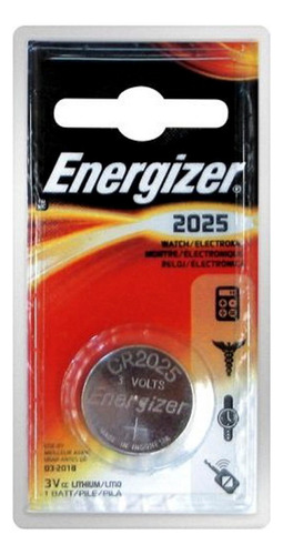 Pila Litio 2025 Boton 3v Energizer Energizer Ecr2025bp
