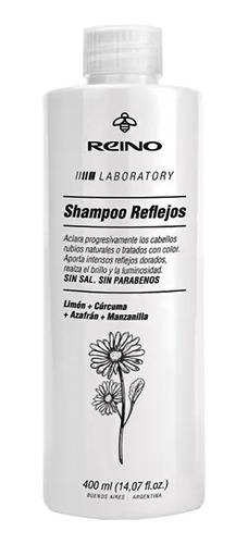 Shampoo Reflejos Y Rubios Sin Sal Ni Parabenos 400ml