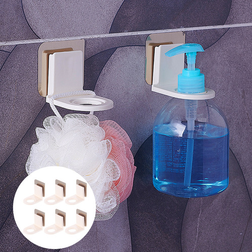 Soporte De Pared Para Botella De Gel De Ducha, 6 Unidades