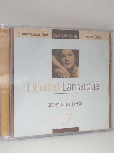 Libertad Lamarque Grandes Del Tango N.17 Cd Doble Nuevo