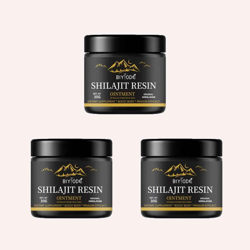 3pcs Resina De Shilajit Natural Pura Orgánica Del Himalaya