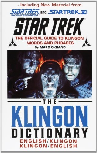 Book : The Klingon Dictionary (star Trek) - Marc Okrand