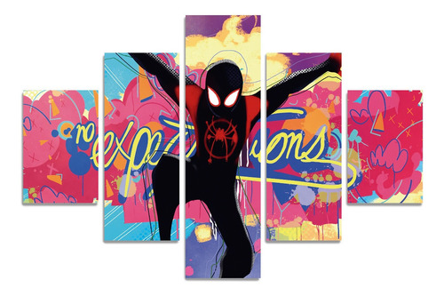 Cuadro Spider-man Into The Spider-verse 100x70 Cm Gs Cuadros