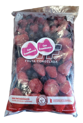 Mix Frutos Rojos Congelados 1 Kilo 4 Frutas Premium Coctel