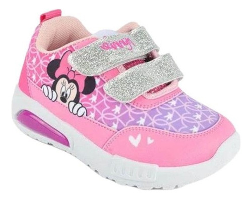 Zapatillas Minnie Footy Disney Luz Led Boton On/off Funny