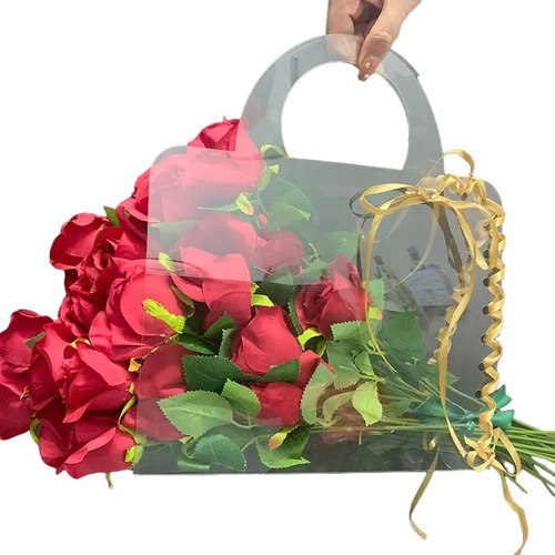 Bolsas Florales De Acetato Transparentes Boutique