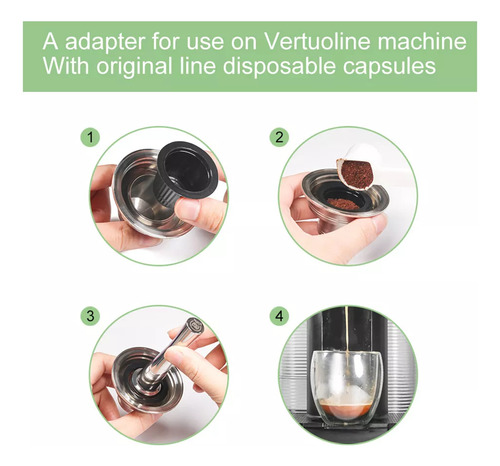 Cafetera Nespresso Reutilizable, Filtro Para Accesorios De C