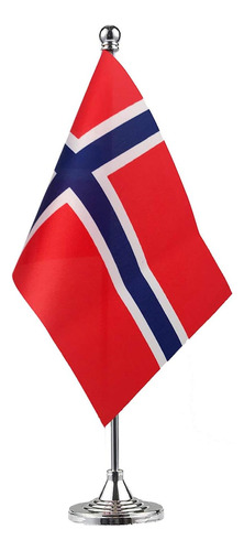 Bandera De Escritorio Gentlegirl, País Noruega, 20.8 X 14 Cm