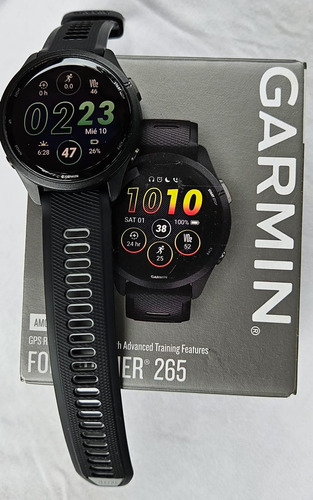 Reloj Smartwatch Garmin Forerunner 265 46mm Music. Impecable