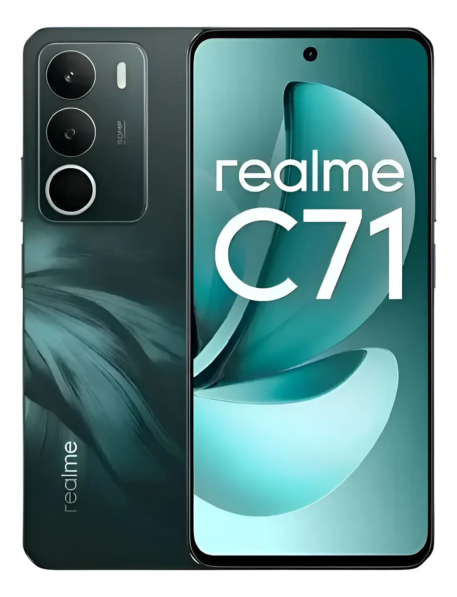 Smartphone Realme C71 8gb 256gb Dual Sim Nfc Cor Verde-escuro