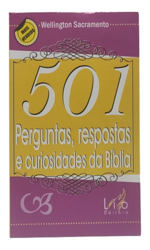 Livro 501 Perguntas Respostas E Curiosidades Da Bíblia