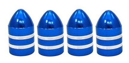 Imagem 3 de 4 de Kit Com 04 Tampas Válvula Para Camara De Bike Moto Carro