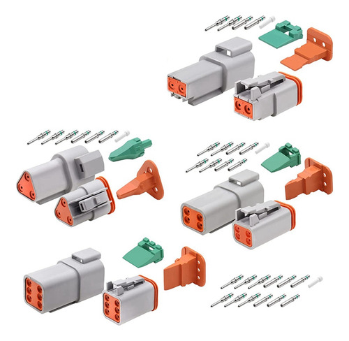 Conector Dt, Kit De Conectores Deutsch De 2, 3, 4, 6 Pines,