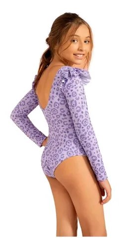 Vestido De Ba o Enterizo Ni a Manga Larga Pacifika MercadoLibre