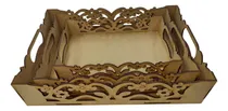 Comprar Bandejas Con Flores Caladas  X3 Unidades 