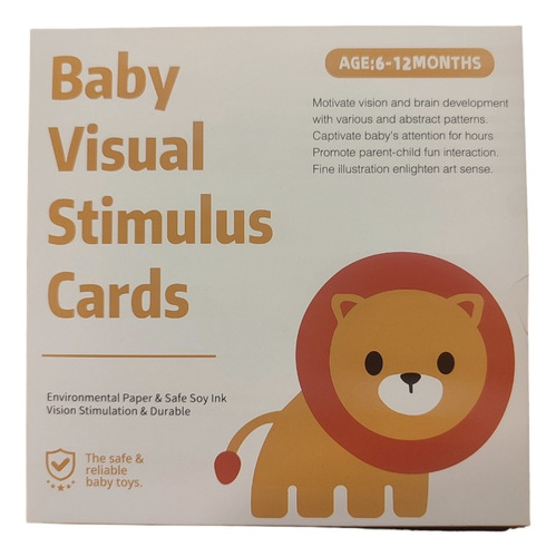 Tarjetas Educativas Estimulación Visual 6 A 12 Meses