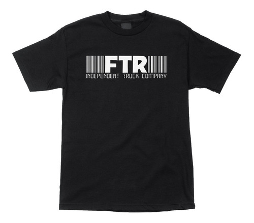 Playera  Ftr Barcode S/s Regular T-shirt Black Mens Independ