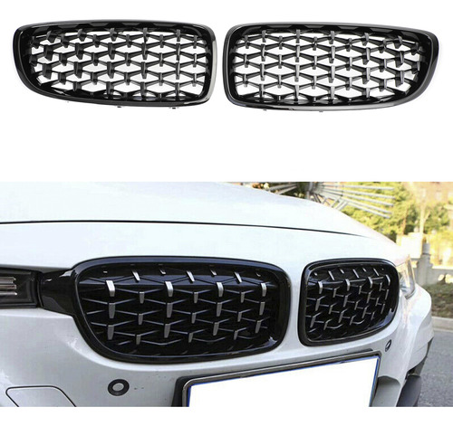 Parrilla Superior Delantera Gblack Para Bmw Serie 4 F32 F33