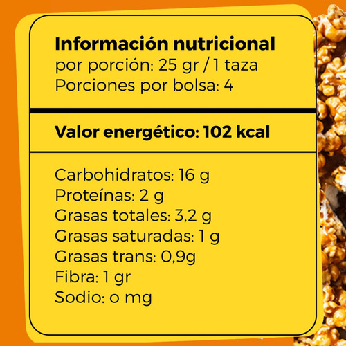 Imagen 4 de 8 de Popcorn Marloms Dulce Pochoclos Para Microondas Sin Tacc