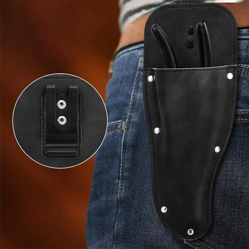 Funda De Cuero Pu Funda Protectora Estuche Colgante Bolsa