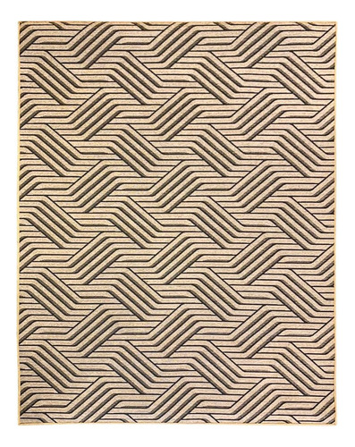 Tapete Comercial Sala Tecido Azulejo 2x2,5m Textil J Serrano Cor Marrom-claro Desenho Do Tecido Geométrico