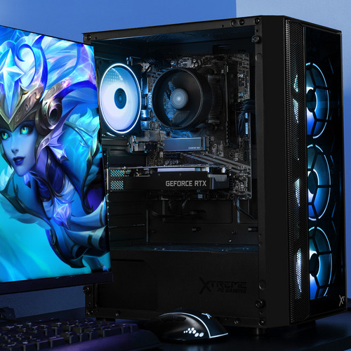 Xtreme Pc Gaming Geforce Rtx 3050 Amd Ryzen 7 5700 32gb Ssd 1tb Wifi Black