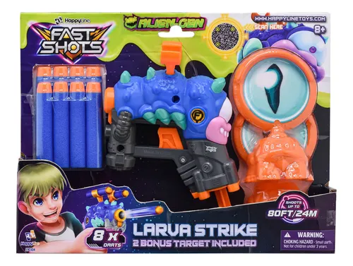comprar Set Lanzadores Monstruo 8 Dardos Espuma Y 2 Objetivos Fast S
