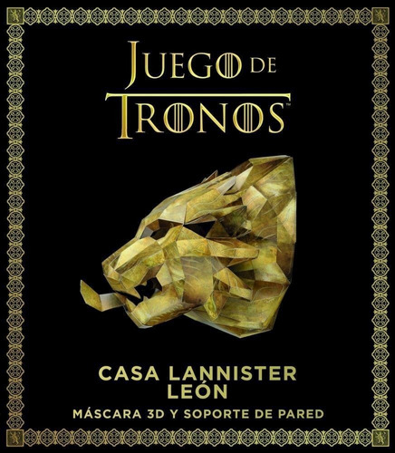Juego De Tronos Casa Lannister Leon  Incluye Mascara 3d Y So