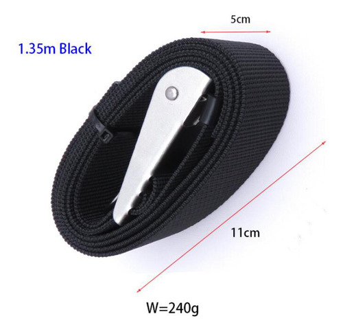 Cinturón De Cintura Negro 1,35 M Negro 1,35 M Negro 1,35 M