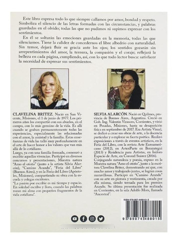 Imagen 2 de 2 de Libro Huellas Del Silencio De Clavelina Britez