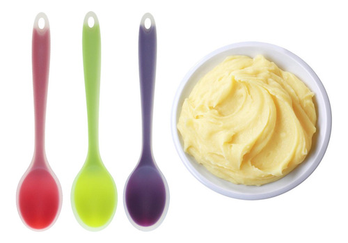 De Sopa De Silicona Translúcida De 8 Pulgadas Cucharadas De