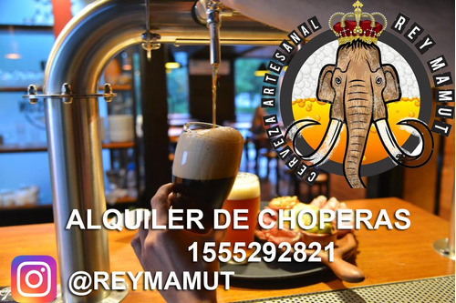 Alquiler De Chopera ,cerveza Artesanal Y .cel 1555292821