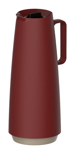 Imagen 1 de 6 de Termo Jarra Térmica Tramontina Exata 1lt Color Moderno Cafe