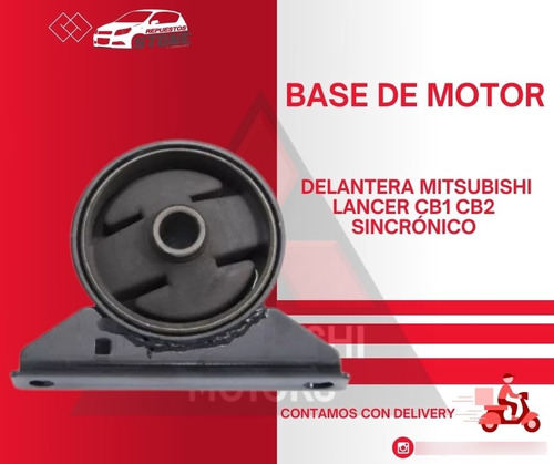 Base Motor Delantera Mitsubishi Lancer Cb1 Cb2 Sincrónico 