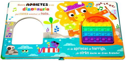 Cuento Pop It ¡nunca Aprietes A Un Dinosaurio!