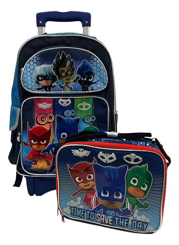 Mochila Pj Max Con Lonchera Primaria