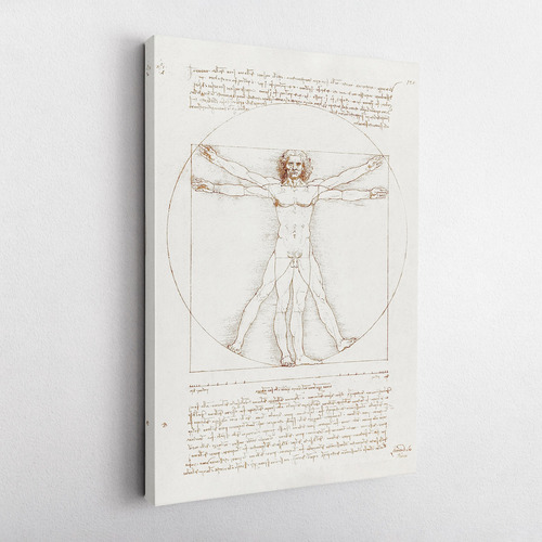 Da Vinci - Cuadros Canvas 30x45 En Lienzo Impreso