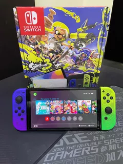 Nintendo Switch Oled Con Chip Edición Splatoon 3