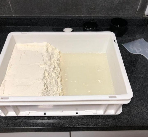 Imagen 3 de 8 de Caja Con Tapa 40x30x12 Cm Blanca Línea Athena P/alimentos