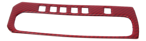 Cubierta Para Panel De Cambio De Marchas, Color Rojo Abs, Fi