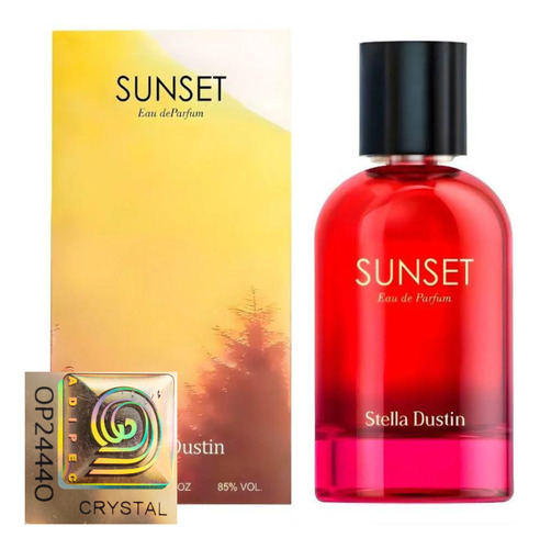 Perfume Sunset - Selo Adipec - Stella Dustin - Eau De Parfum | Katia Almeida