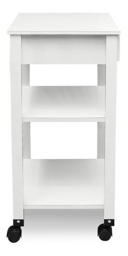 Mesa Auxiliar Para Spa Y Estética Optima 1 Color Blanco
